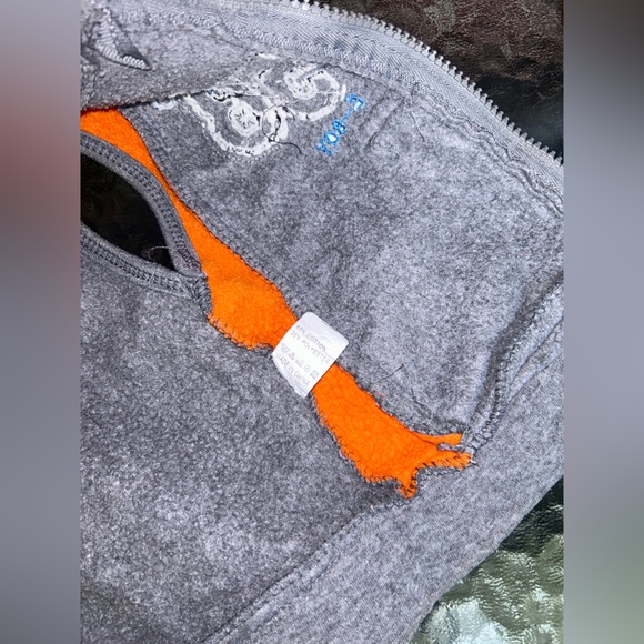 Hooded zippered sleeveless sweat vest | size 24m - Picture 5 of 5